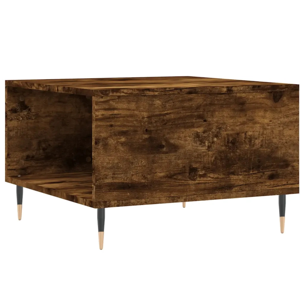 Tavolino da salotto | Tavolino da caff¨¨ | Tavolino da Soggiorno Rovere Fumo 55x55x36,5 cm Legno Multistrato