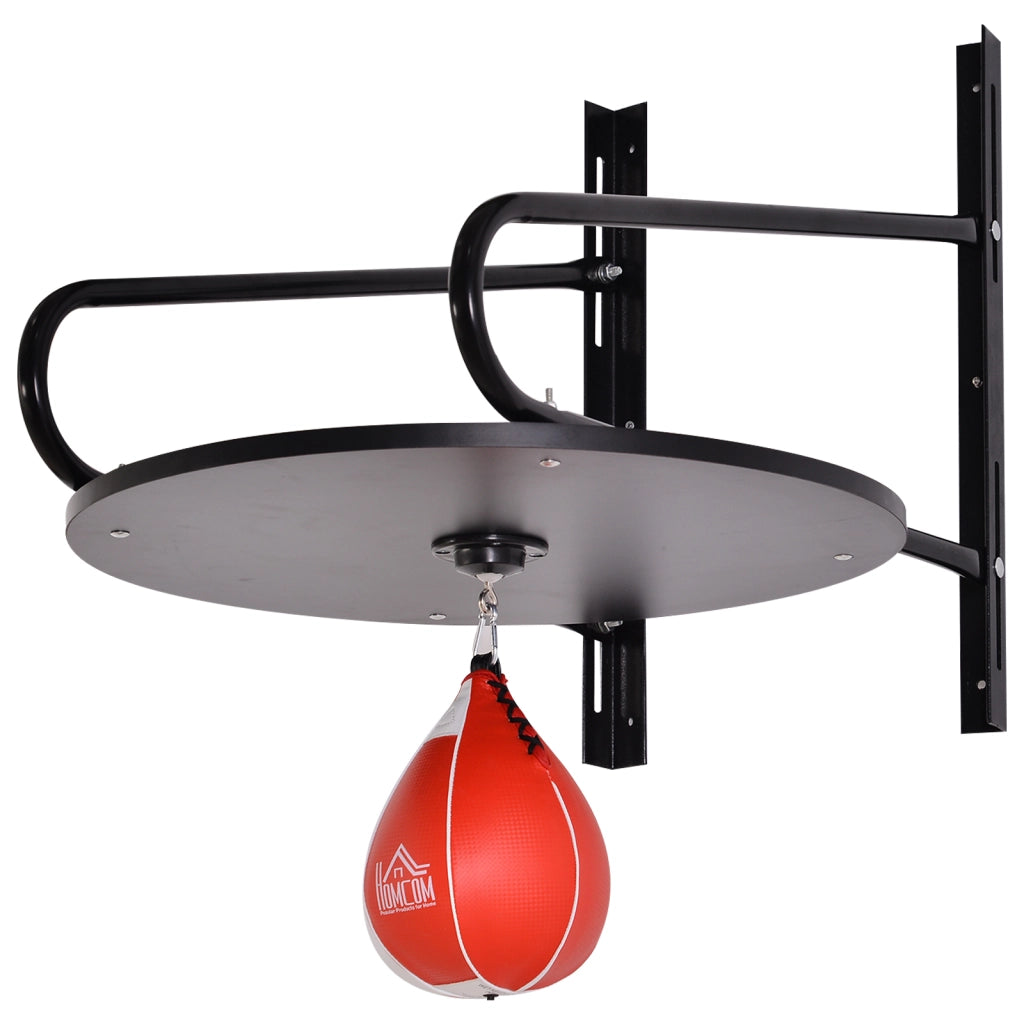 Set Boxe Pera Veloce con Piattaforma ¨C zephmum ¨C Nero, Acciaio, 60x73x80 cm