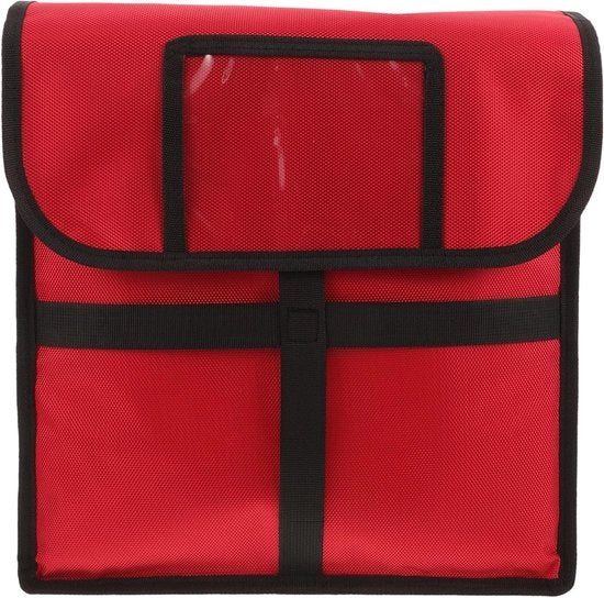 Zak da Pizza Thermica per Picnic con Pizza Calda - Rosso Medio