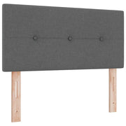 Testiera | Testata regolabile in altezza Grigio scuro 80 cm Tessuto