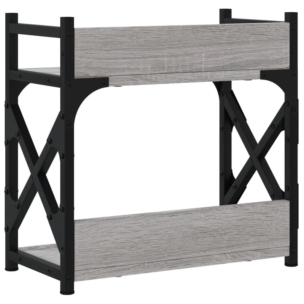 Sonoma Supporto per stampante a 2 livelli Scrivania/Mobile per ufficio 40 x 20 x 40 cm Grigio 02_0044794