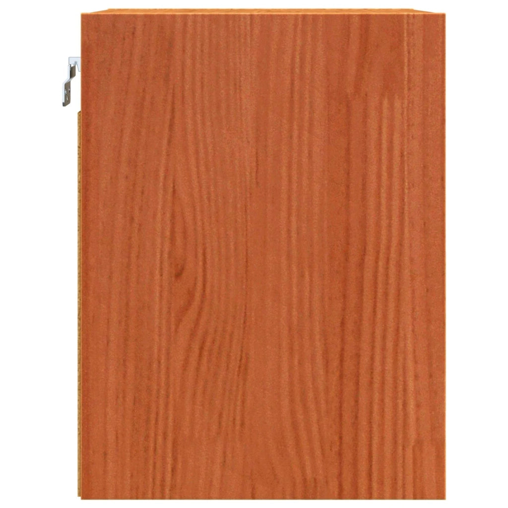 Armadietto a muro Marrone cerato 30 x 30 x 40 cm Pino massello 869867