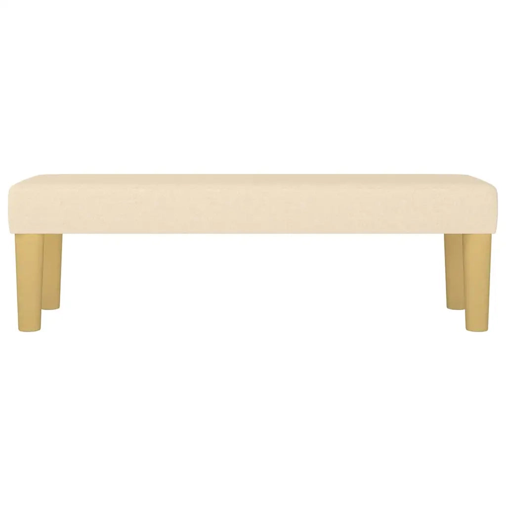 Panca Crema 100x30x30 cm in Tessuto 346657