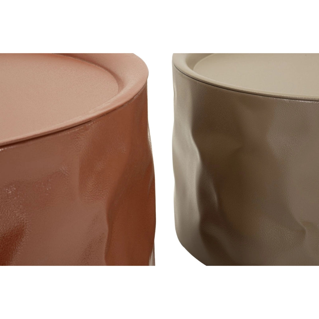 Set di Tavolini VKH1126, Multicolore, Metallo, 62x62x30 cm