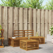 Set di divani da esterno Naturale 59 x 59 x 37 cm