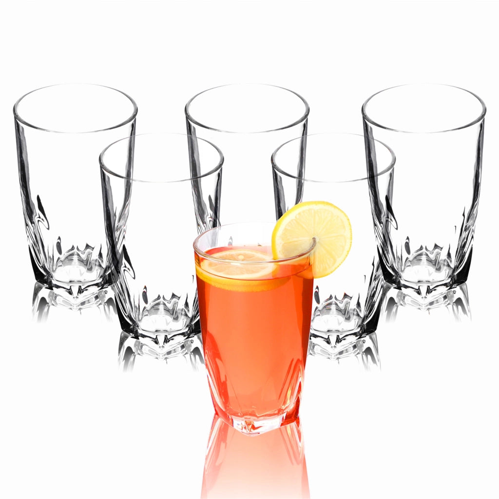 Set di 6 bicchieri da 440 ml KADAX per bevande, succhi e bibite.