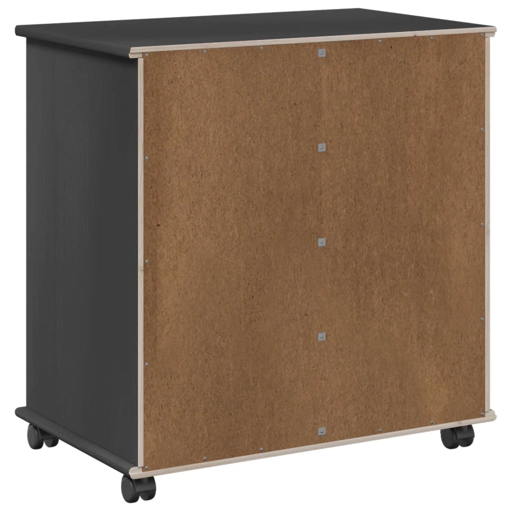 Mobile con Ruote con ruota Grigio 63,5 x 39 x 65,5 cm 42028378