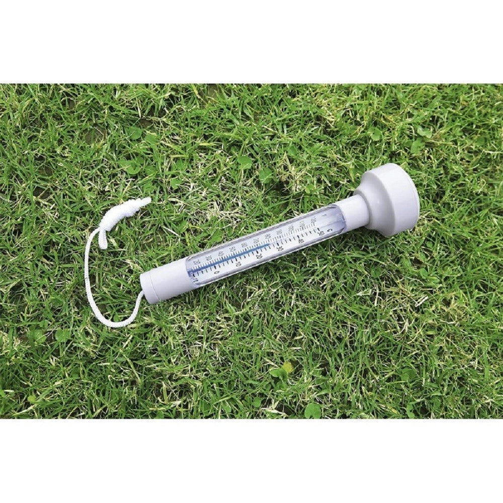 Trade Shop - Termometro Galleggiante Per Piscina In Abs Temperatura Acqua Con Cordicella 58072 -