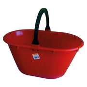CESTO AGRICOLO OVALE cm. 50x30xh.24 - manico plastica  - ICS