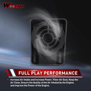 Filtro dell'aria per ATV 2-telaio 47cc/49cc - Materiali di alta qualità - Facile da installare - Dimensioni: 30mm x 61mm x 82mm - Filtro del motore