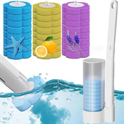 Kit per pulizia vasca da bagno - Spazzola con manico - Sistema di pulizia con 24 gettoni