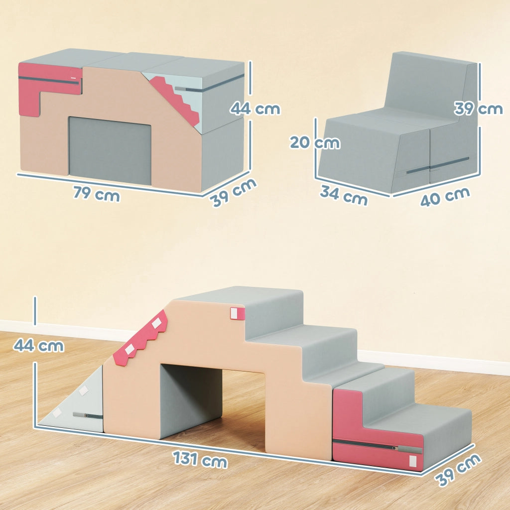 Set 2 blocchi morbidi gioco ¨C Xylo ¨C schiuma rivestimento ecopelle colorato