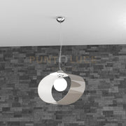 LAP SOSPENSIONE D.40 CM. 1 LUCE TORTORA 1146-S40-TO