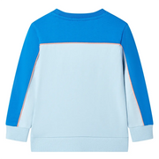 Felpa da Bambino Blu Brillante e Azzurro 104 11825