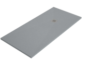 Piatto doccia ARDESIA 90x140 cm Cemento griglia in acciaio