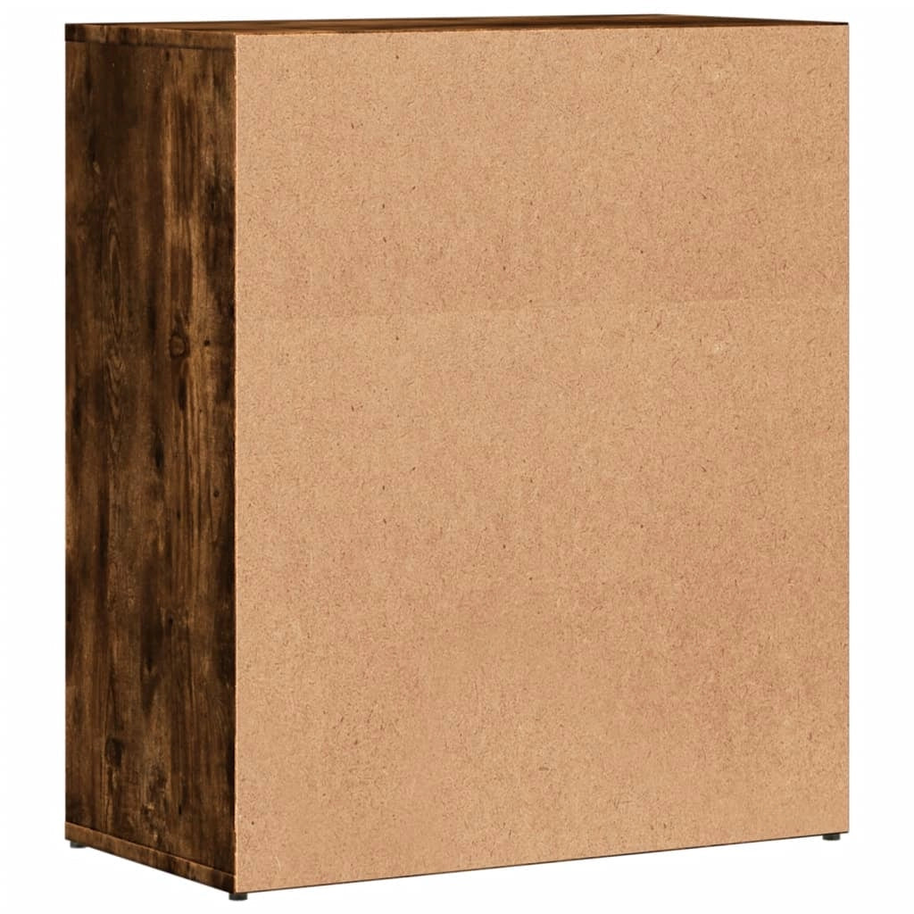 Buffet credenza cassettiera armadio mobile contenitore organizer per cucina soggiorno salotto 60 x 31 x 70 cm legno ingegnerizzato marrone 02_0030966
