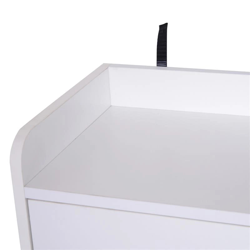MOBILETTO CON PIEDINI 80 X 29.5 X 96 CM IN LEGNO DI PINO BIANCO