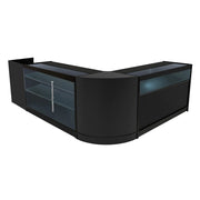 Set Banconi Nero Polaris LED K1500 B1500 CM60 TB60 con Serratura e Vetrina