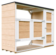 Ricovero per bidoni da giardino 2x240L TIMBELA M981A-HARVEST HONEY