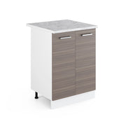 Vicco Mobiletto base cucina Grigio 60 cm , PL Marmo