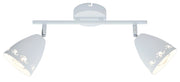 Plafoniera Candellux Coty 92-67128 2xE14 bianca metallo