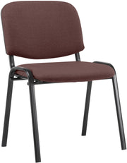 Sedia Ken in stoffa marrone