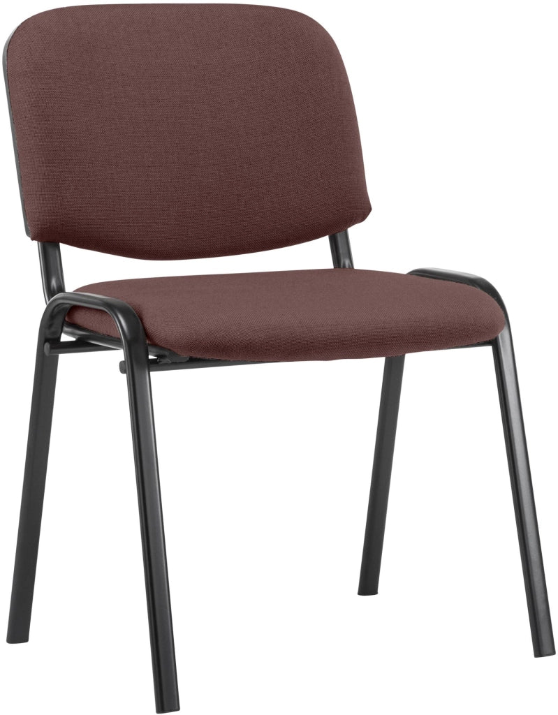 Sedia Ken in stoffa marrone