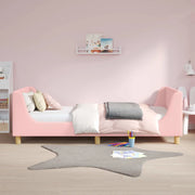 Struttura letto bambini con testata Rosa 80 x 200 cm