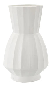 Vaso Glint Ø24x41 cm in Mgo Bianco