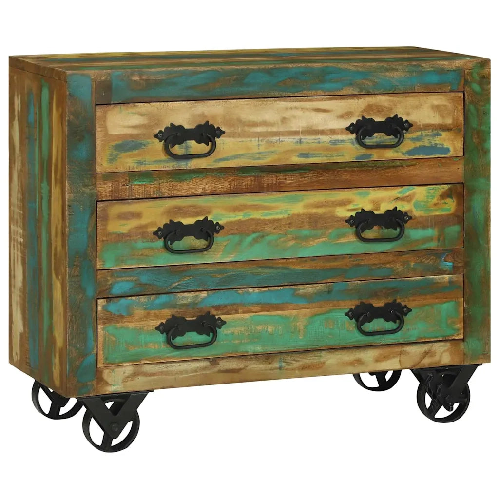 Credenza Marrone 80 x 30 x 65 cm Legno massello di recupero 358878