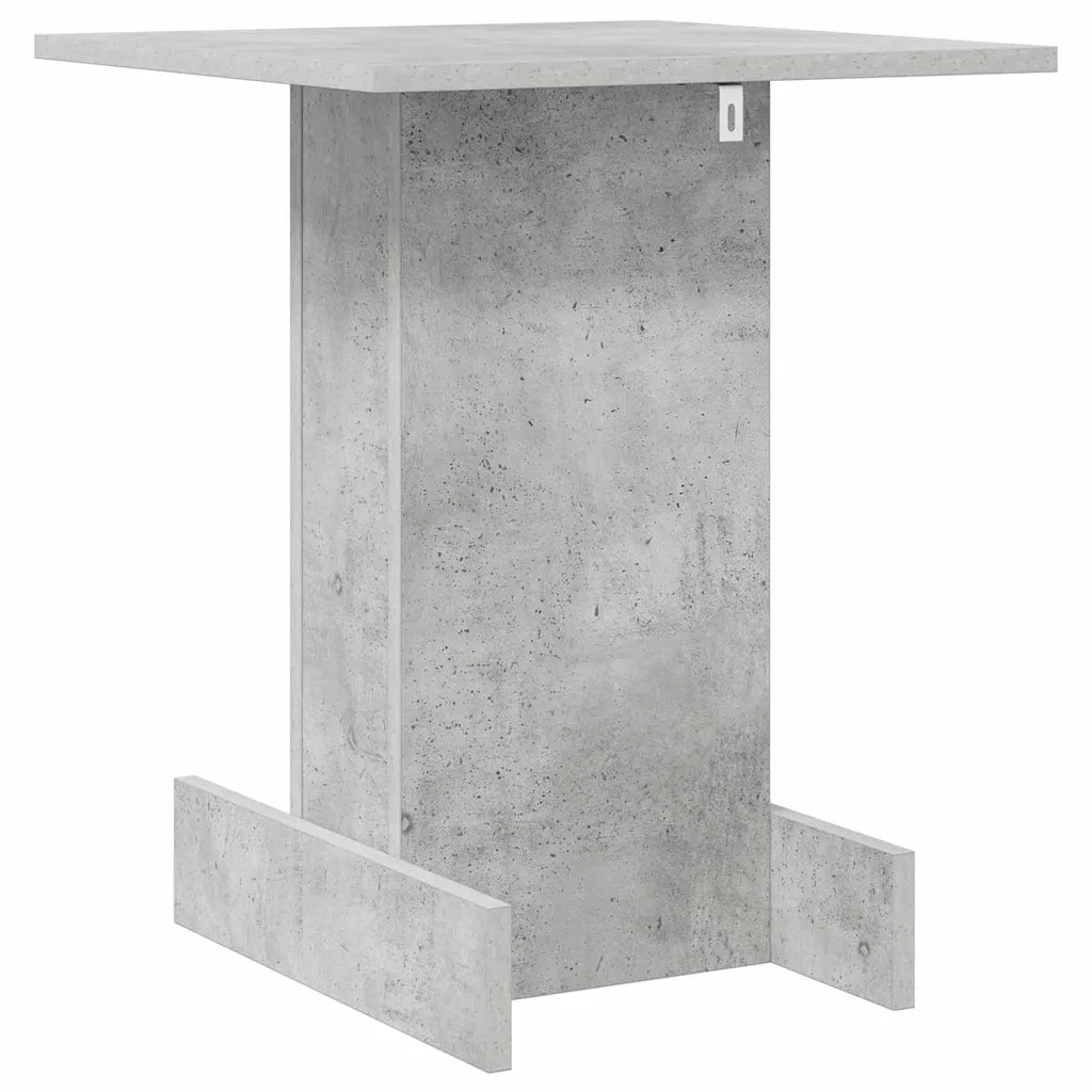 Tavolino | Tavolo laterale Grigio cemento 44,5 x 45 x 55 cm Legno multistrato