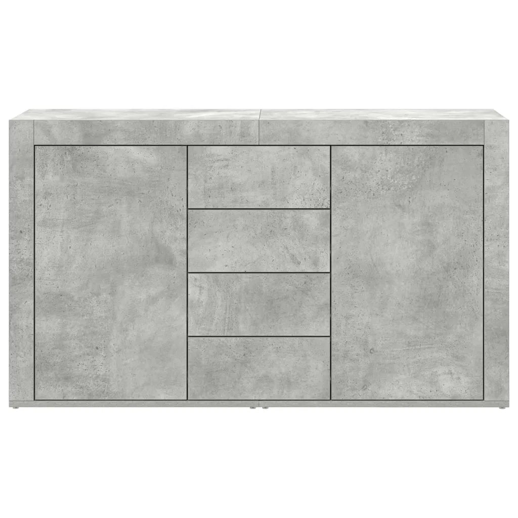 Credenza-Buffet-Armadio da cucina Grigio cemento 120 x 36 x 69 cm Legno multistrato