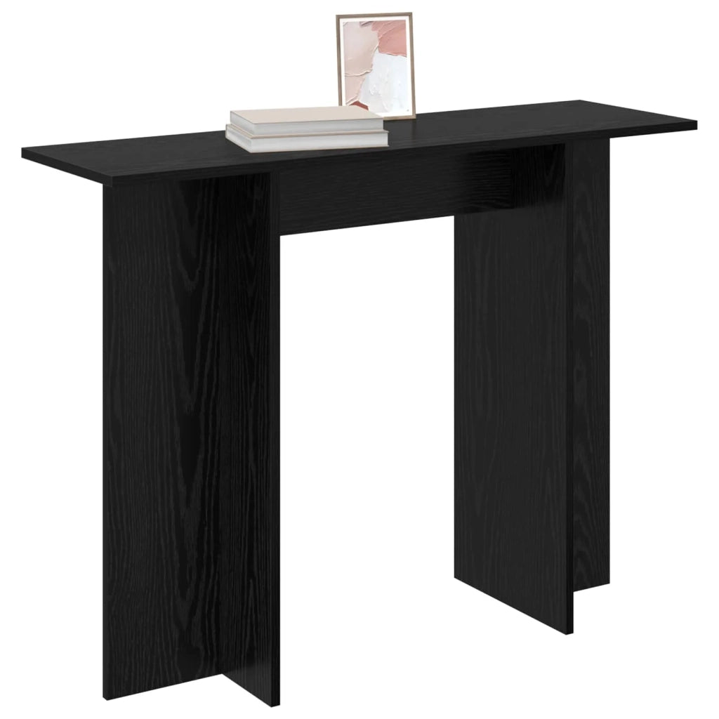Tavolo consolle Rovere Nero 100 x 30 x 75 cm 8001168