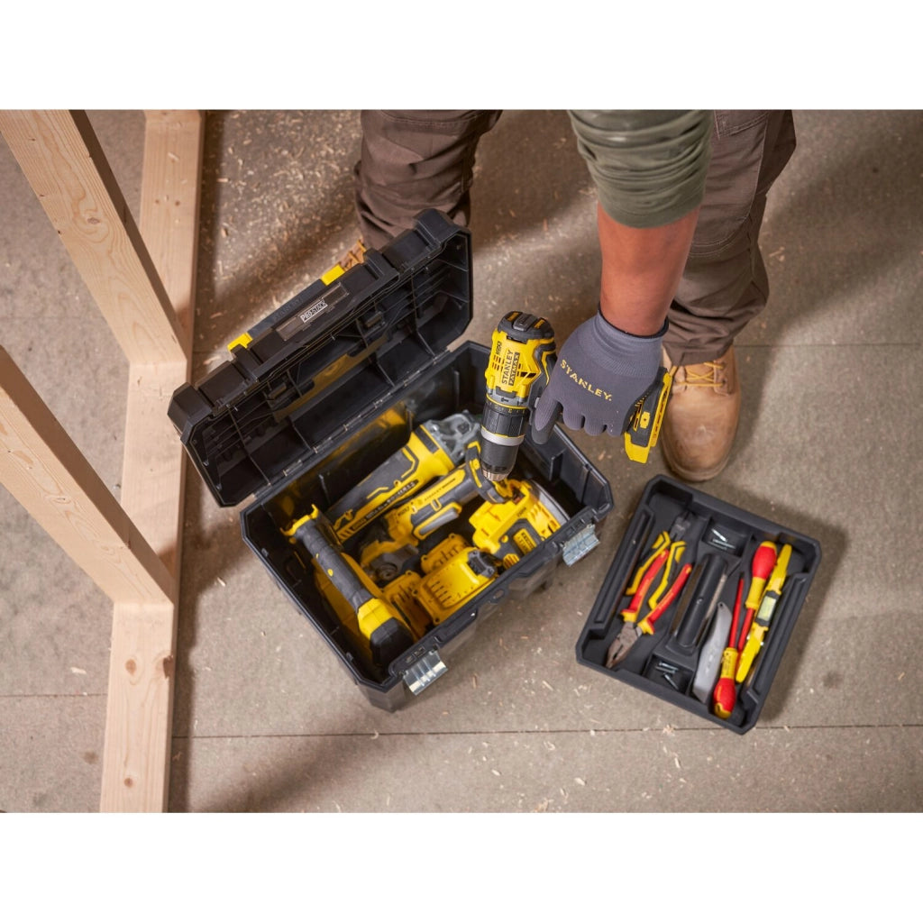 Stanley FatMax PRO-STACK™ FMST1-71971 Cassetta Gran Volume 23 L – Organizer Impilabile con Vaschetta