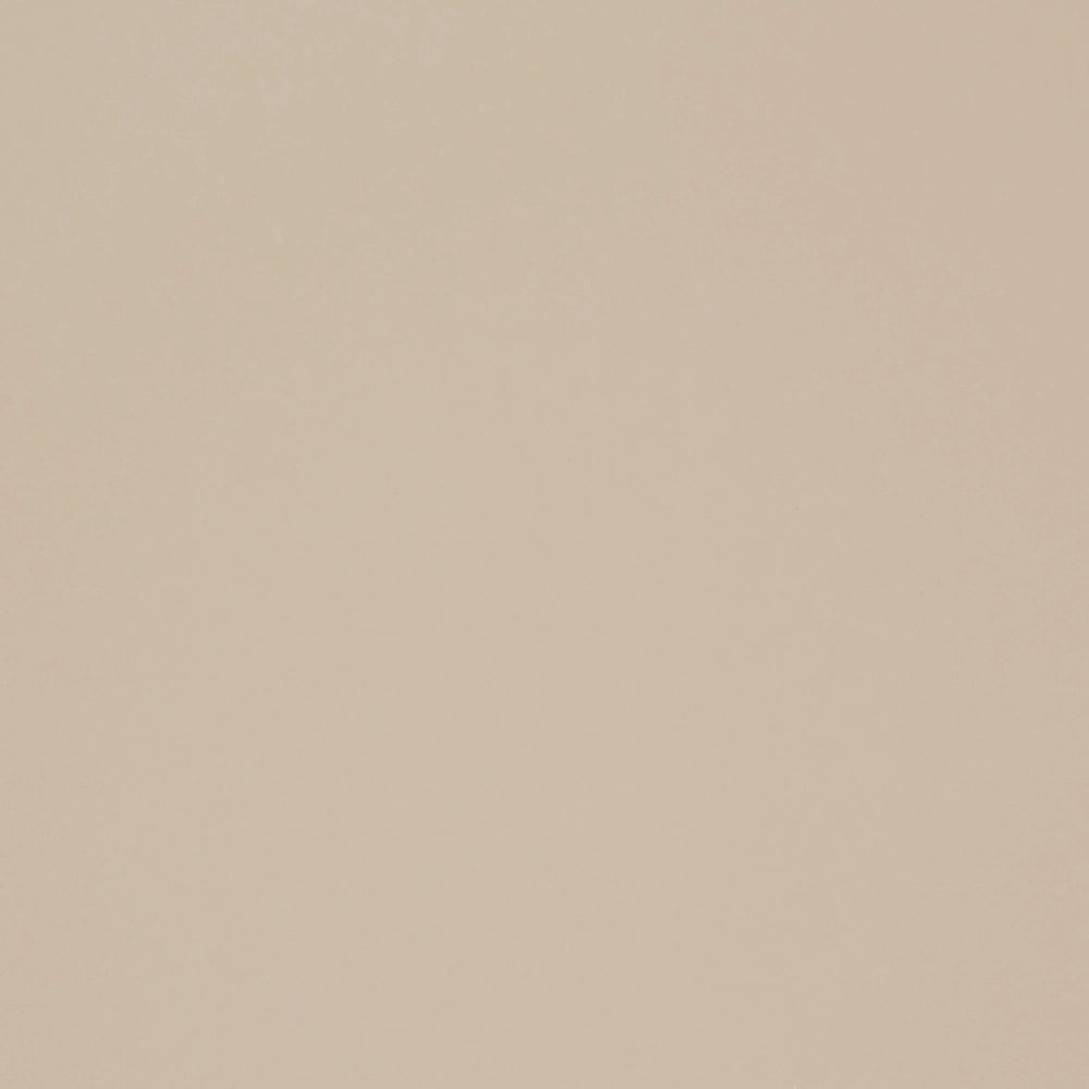 Credenza in acciaio beige a 4 ante con angoli arrotondati e maniglie dorate