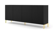 CREDENZA WAVE CABINET 200 4D NERO OPACO