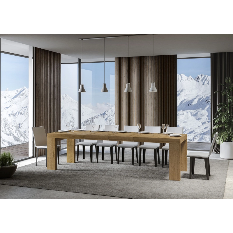 Tavolo allungabile 90x180/284 cm Roxell Premium - Quercia Natura
