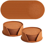 20 pezzi di sottopanchina per bicchieri, tappetino, 10 cm di diametro, resistente al calore, assorbente d'acqua, sottopanchine in velluto per bicchieri, proteggono i mobili dai graffi e dallo sporco per l'uso domestico, decorazione per tavolo da caffè.