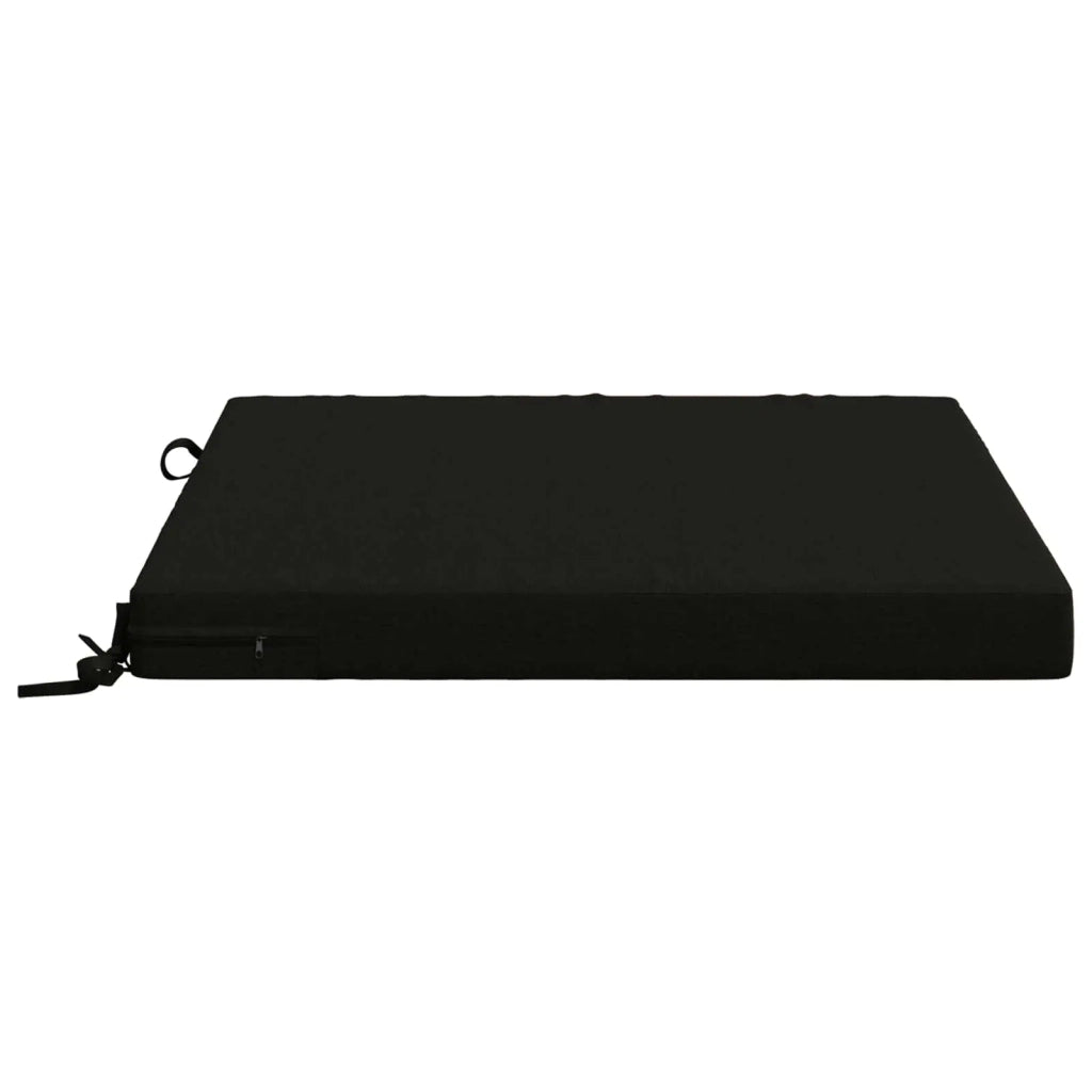 Cuscini per Sedia in 4 Pezzi SOEST 4 pz 100% Poliestere Nero 944890