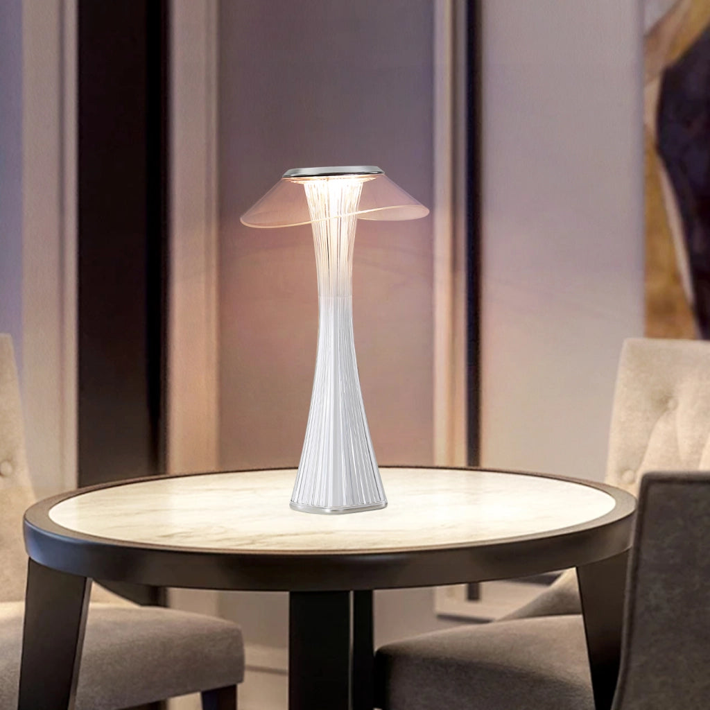 ZMH Lampada da tavolo LED touch dimmerabile 3000-6500K bianca per camera letto soggiorno