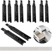 Ladegeleider 10 pezzi - Uittrekkbaar - 20 cm - Montaggio al pavimento - Acciaio freddo stampato - Robusto e duraturo - Rame di uscita estensibile
