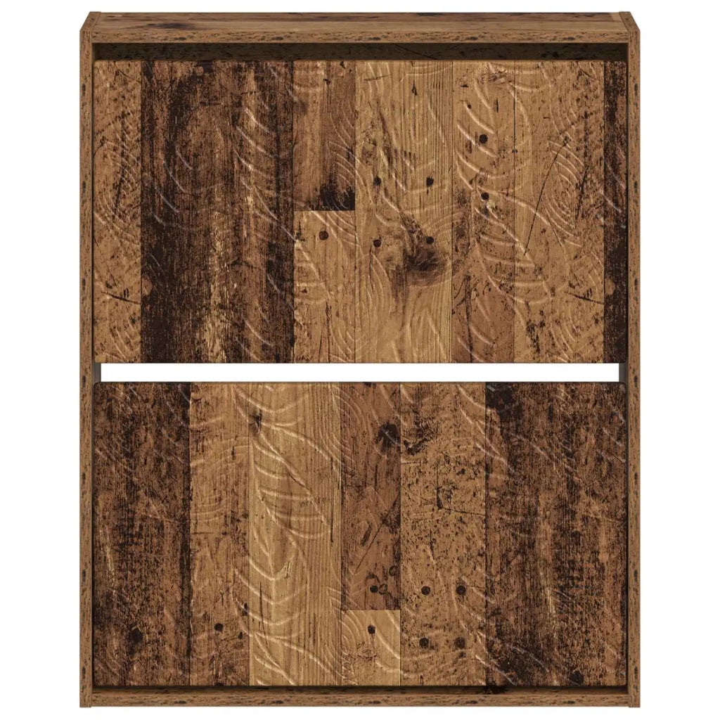 Mobiletto per Scarpe da Muro DELFT 71 x 17 x 86 cm Legno antico 897083