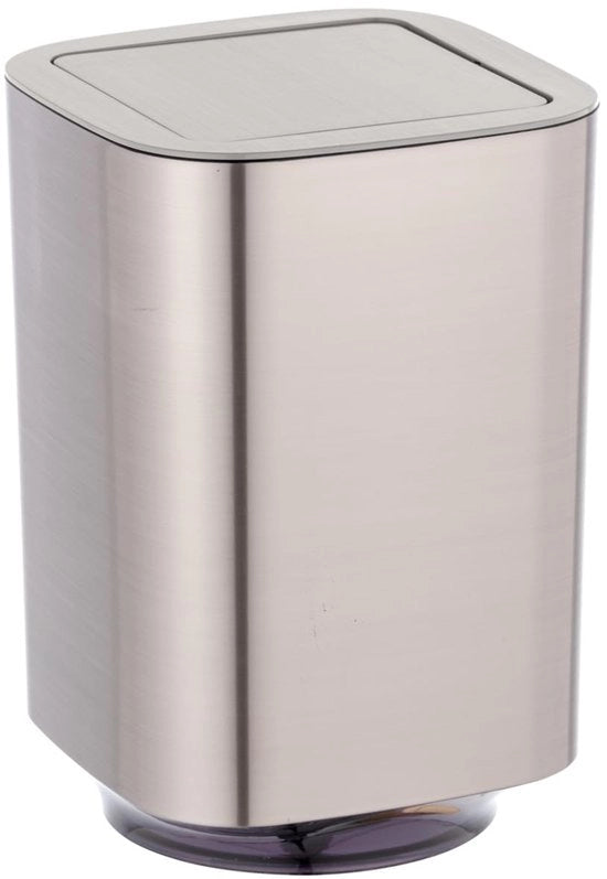 Cosmetica-emmer con meccanismo oscillante - design elegante - 1 pezzo - argento - plastica - 17,2 x 25,5 x 17,2 cm