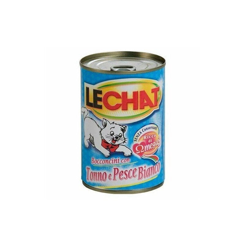 LECHAT BOCCONCINI 720 GR TONNO E PESCE BIANCO