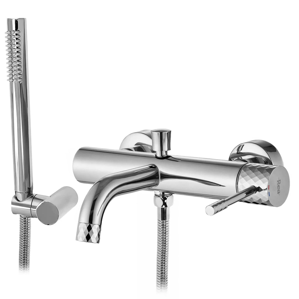 Rubinetto Da Vasca Rea Lungo Diamond Chrome