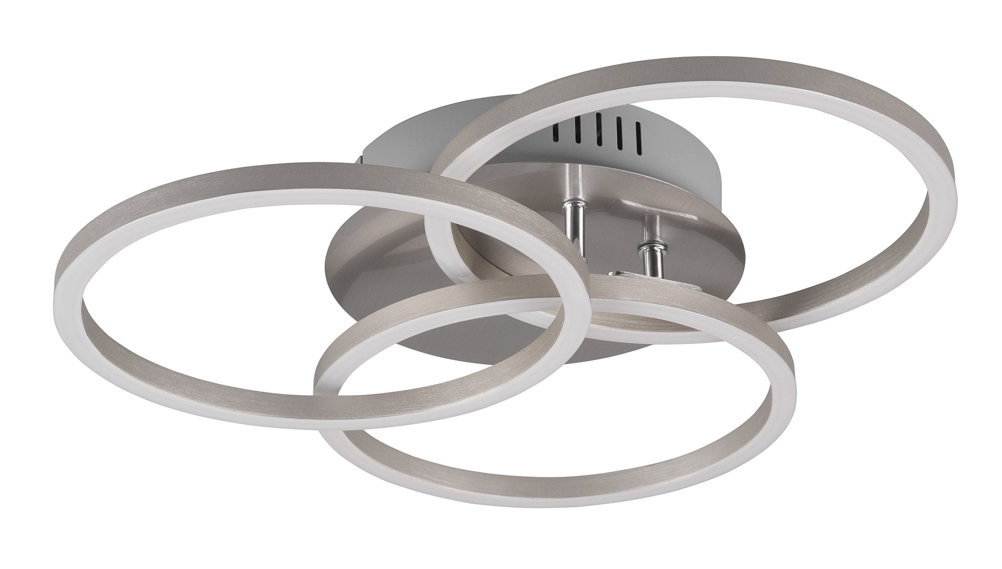 Plafoniera da Interno a led in Metallo Nickel Opaco