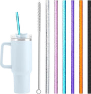 Set di manici di legno termoresistente per biberon da viaggio - 6 pezzi - 305 cm - 6 colori - con spazzola per pulizia