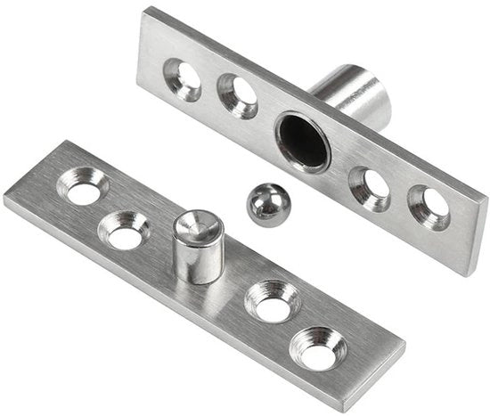 Scharniere per porta a cardano - Acciaio inossidabile - Set da 2