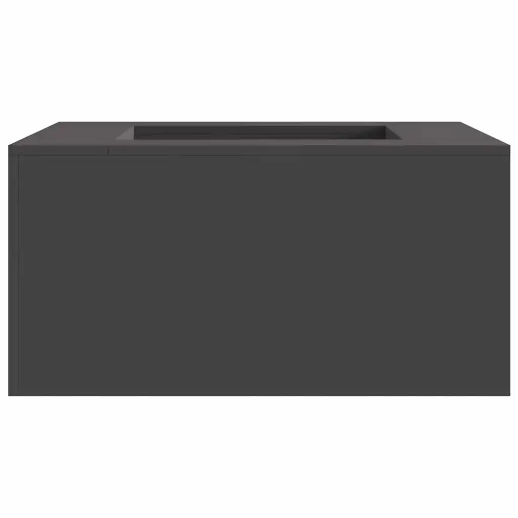 Focolare Nero 80 x 80 x 40 cm Acciaio CFW6166731