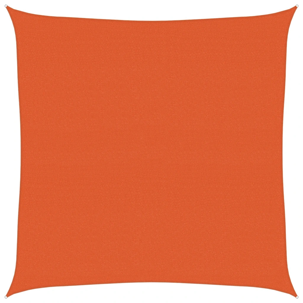Vela Parasole 160 g/m² Quadrata Arancione 6x6 m in HDPE 311664